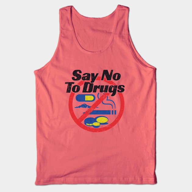 Just Say No Tank Top by jleonardart